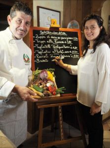 Küchenparty in der Gude Stub Casa Antica mit Andrea Alesi