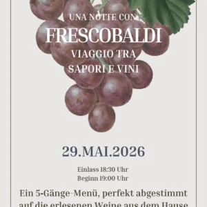 Una Notte con Frescobaldi – Viaggio tra Sapori e Vino