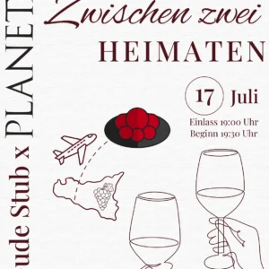 Ausgebucht<br>Zwischen<br>Zwei Heimaten<br>am 17.07.2026
